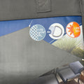 Graues sonnensegel 3x3m viereck mit outdoor-textur, verstärkten nähte und uv-schutz für terrassenüberdachung